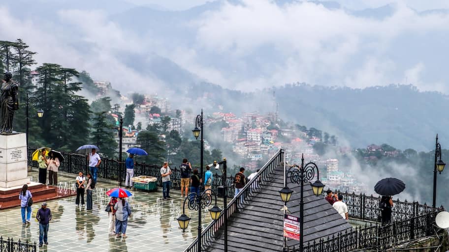 Himachal monsoon alert: IMD forecasts heavy rain, landslide risks in Shimla, Kullu & Mandi