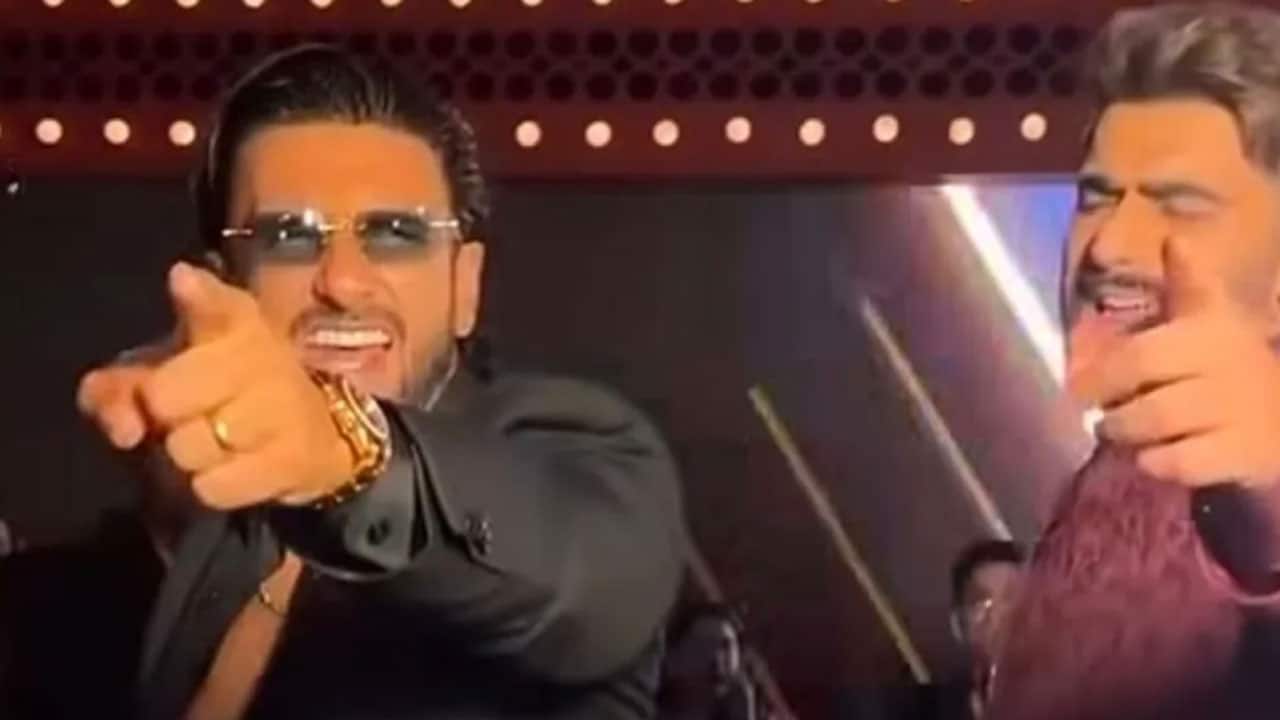 Ranveer Singh, Arjun Kapoor groove to 'Tune Maari Entriyaan' at Anshula Kapoor-Rohan Thakkar's reception bash - Watch