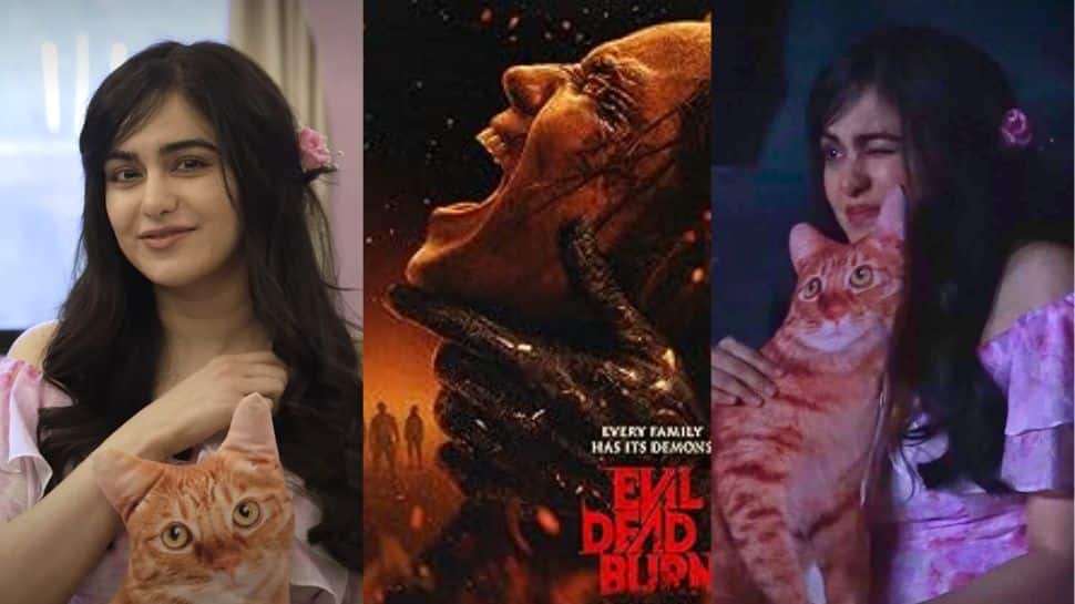 Adah Sharma accepts 'Evil Dead Burn' challenge, watches horror film alone and THIS happens