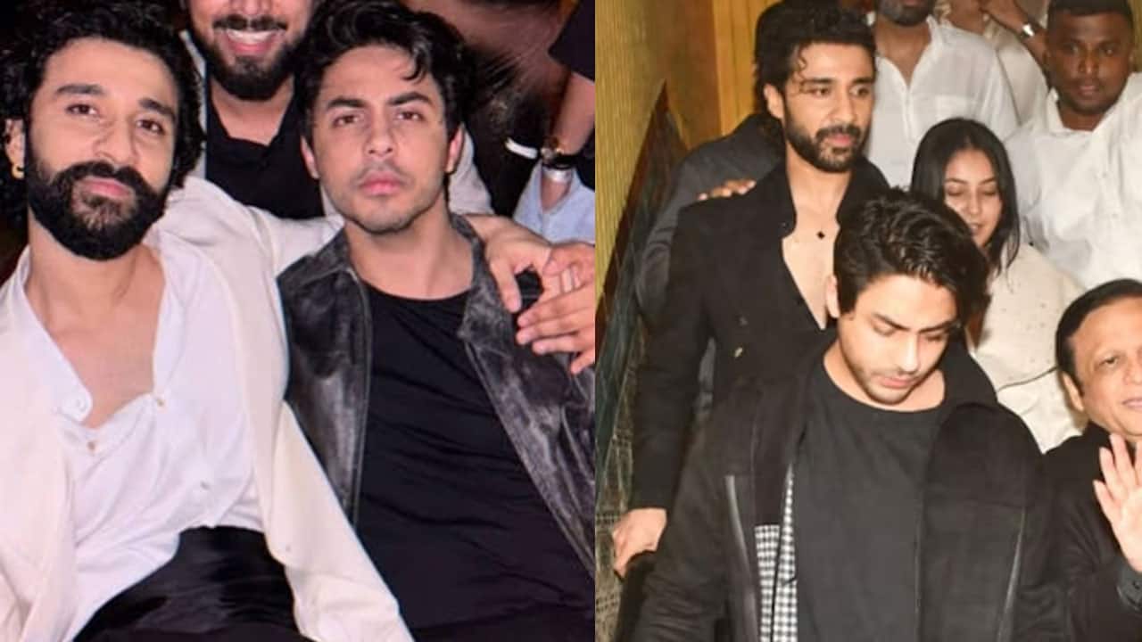 Aryan Khan turns heads with his stylish entry at Raghav Juyal's birthday bash