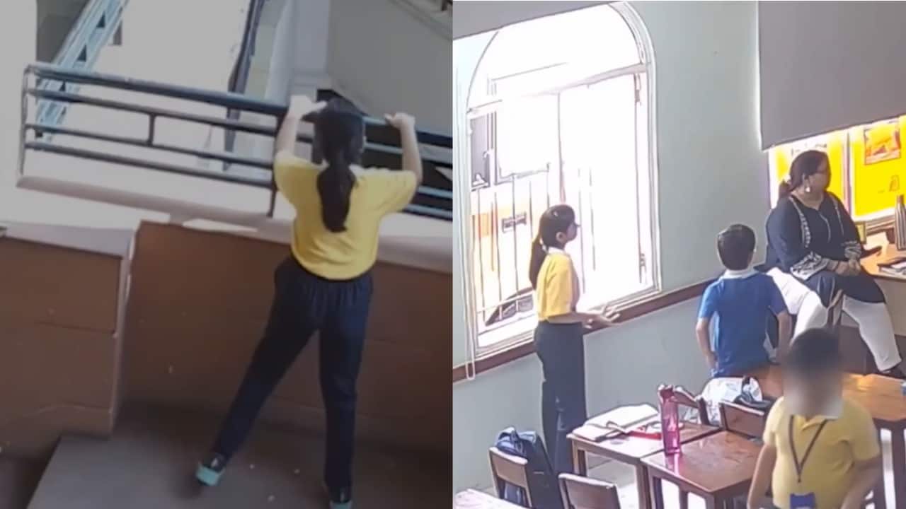 `Bullied and ignored`: CCTV footage shows Jaipur schoolgirl`s final hour before fatal fall | WATCH