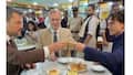 Christopher Nolan, Tom Holland, and Matt Damon enjoy Bun Maska in Mumbai