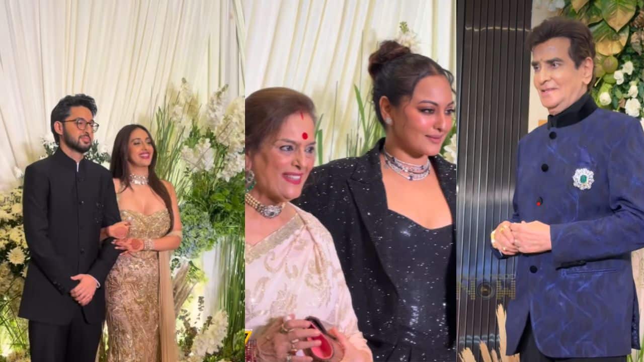 Akansha Ranjan-Sharan Sharma wedding reception: Jeetendra to Sonakshi Sinha, celebs grace starry night