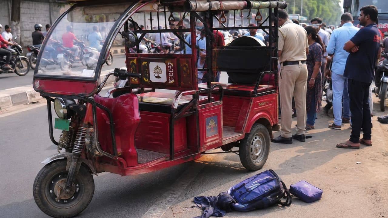 12-year-old schoolgirl dies after falling from e-rickshaw, run over by school bus in Delhi