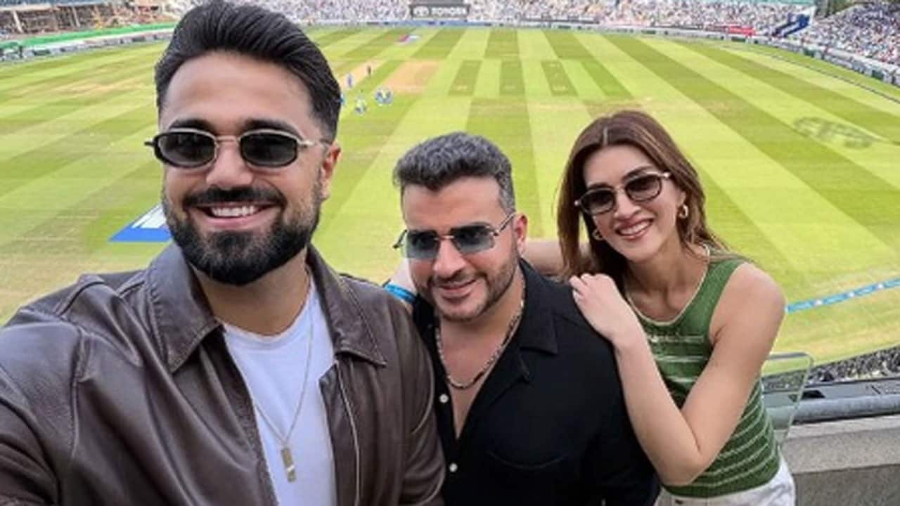 Kriti Sanon enjoys England and India’s match with rumoured boyfriend Kabir Bahia at Edgbaston Stadium