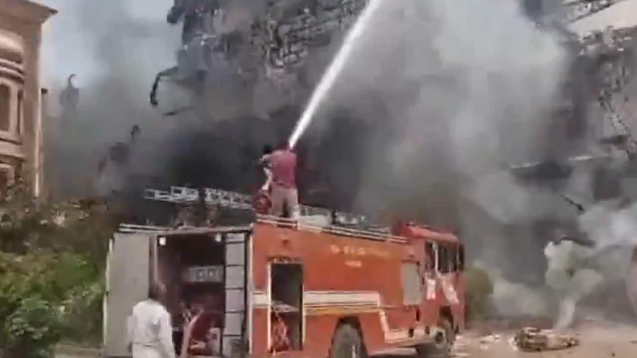 Haryana: Massive fire at Kingdom of Dreams in Gurugram, no casualties