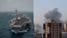 US forces enforce Iran blockade, launch waves of air strikes