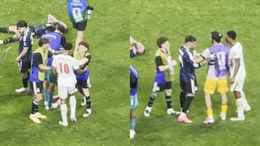WATCH: Jude Bellingham loses cool, hits Valentin Barco after England's