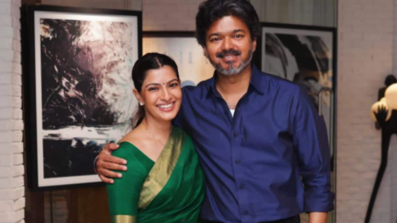 Varalaxmi Sarathkumar shares post with Tamil Nadu Chief Minister, C. Joseph Vijay, writes 'he’s here to stay!'