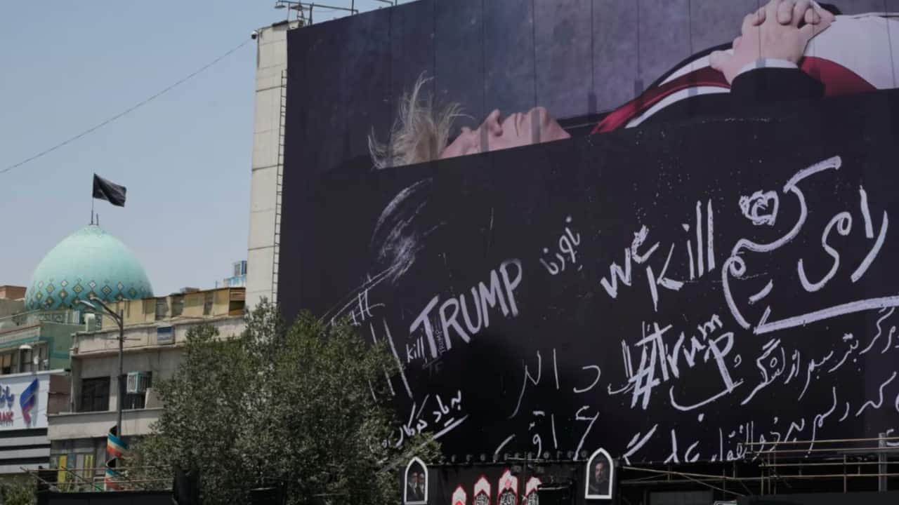 We will kill Trump: Gigantic billboard in Iran puts US President in a coffin