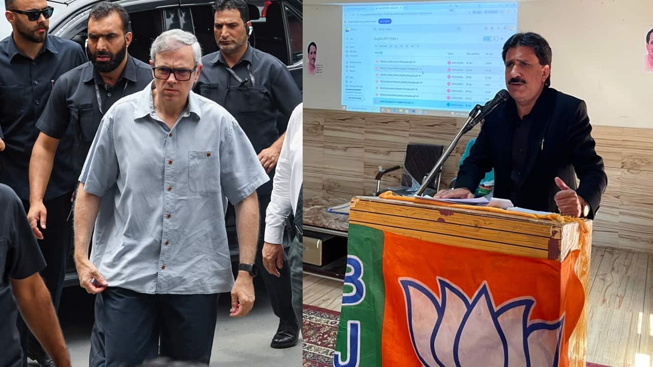 जम्मू-कश्मीर में राजनीतिक घमासान: दिल्ली में NC का प्रदर्शन और BJP का घेराव