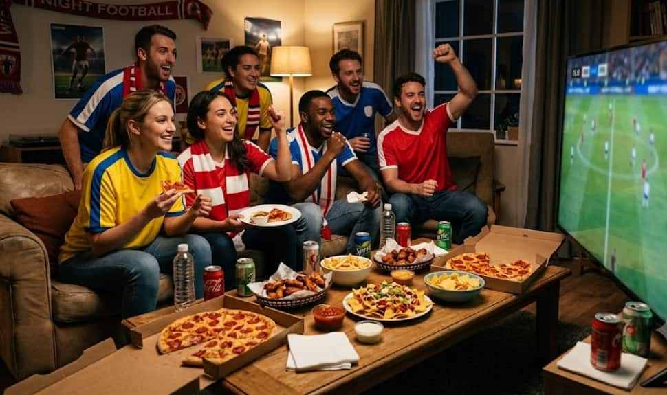 The Most Ordered Foods for Football Nights