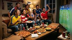 The Most Ordered Foods for Football Nights