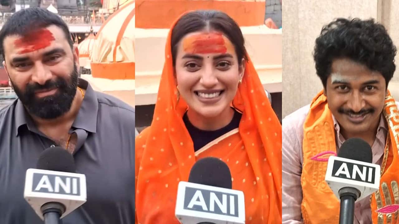 Ahead of Sawan 2026, Nikitin Dheer, Chandan Roy, Akshara Singh offer prayers at Mahakaleshwar Temple, attend bhasma aarti
