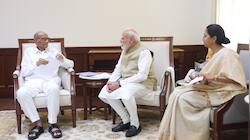 Amid Opposition outrage over NEET, Sharad Pawar, Supriya Sule meet PM Modi