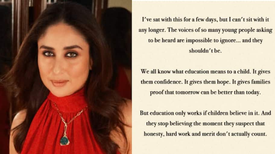 NEET paper leak row: Kareena Kapoor Khan breaks her silence on CJP students' protest, 'They are tomorrow...'