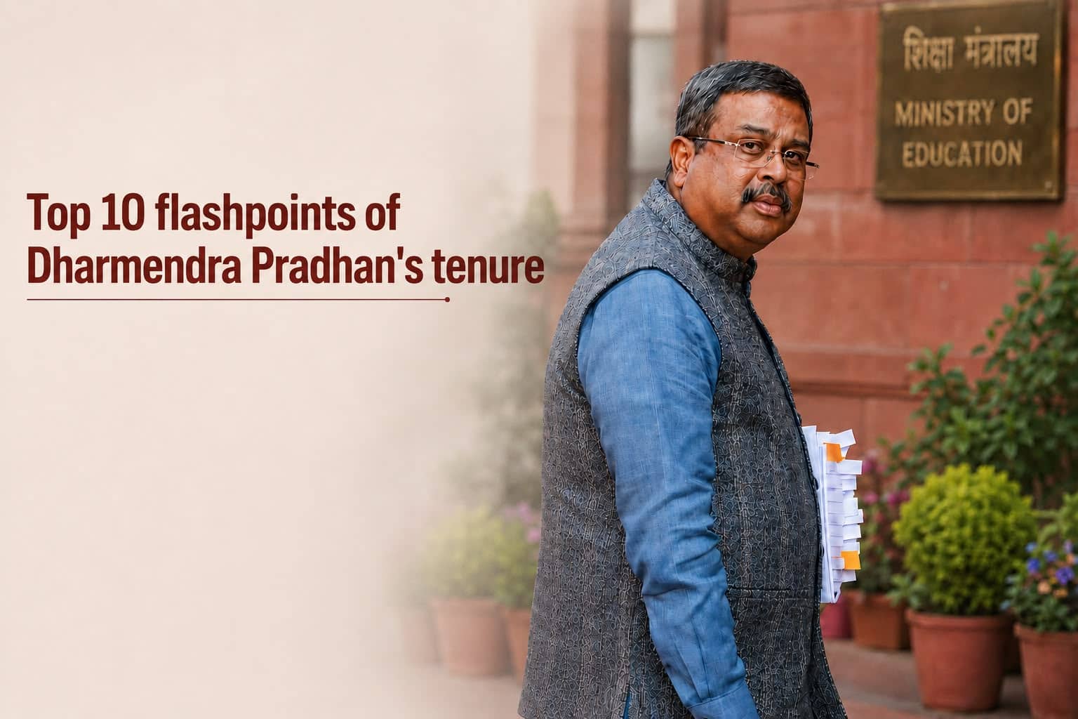 From NEET leaks to textbook edits: 10 controversies that marked Dharmendra Pradhan`s stint as Education Minister