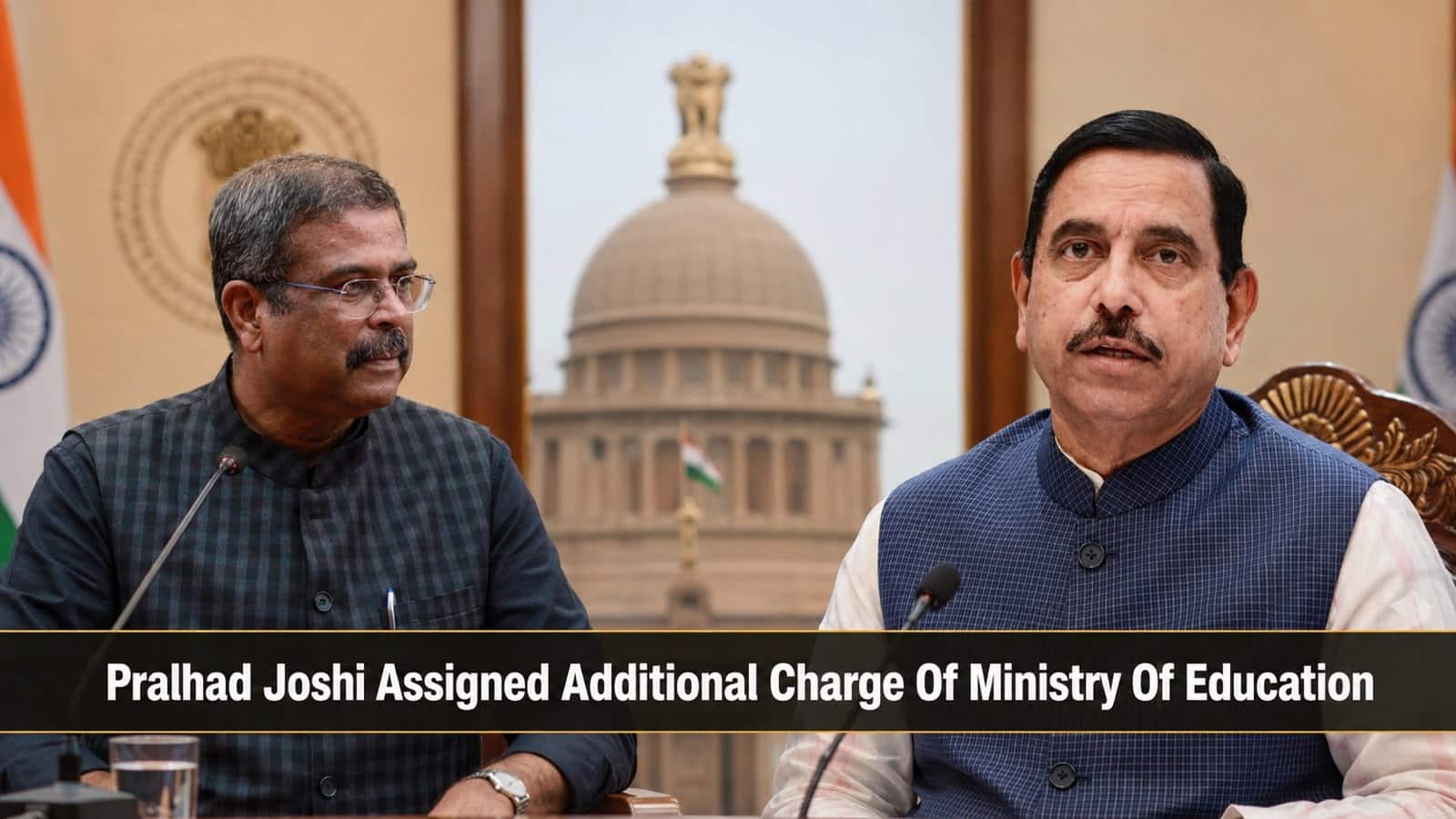 President Droupadi Murmu accepts Dharmendra Pradhan`s resignation; Pralhad Joshi handed additional charge of Education Ministry