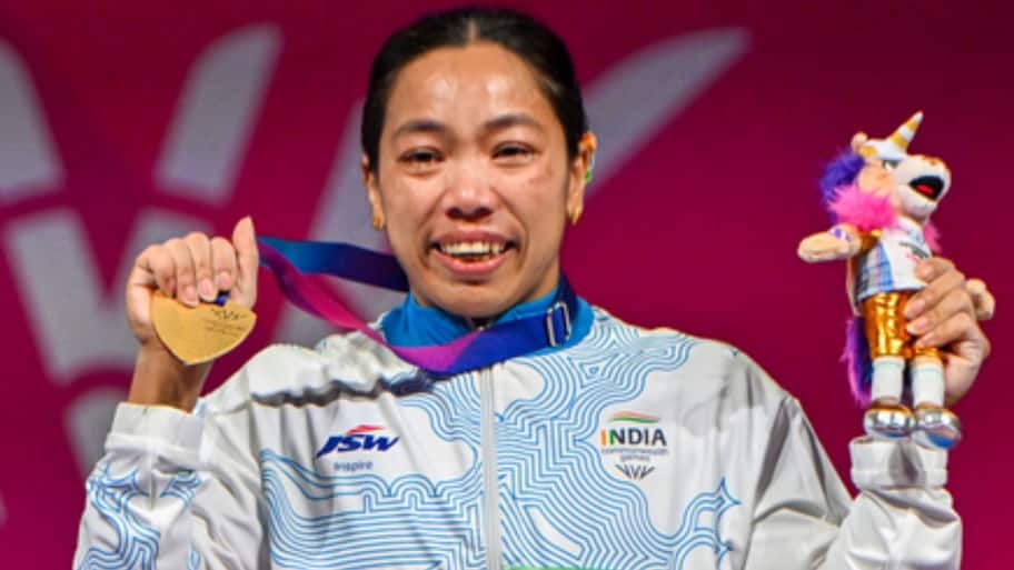 Mirabai Chanu credits family, coach Vijay Sharma after historic third successive Commonwealth Games Gold medal