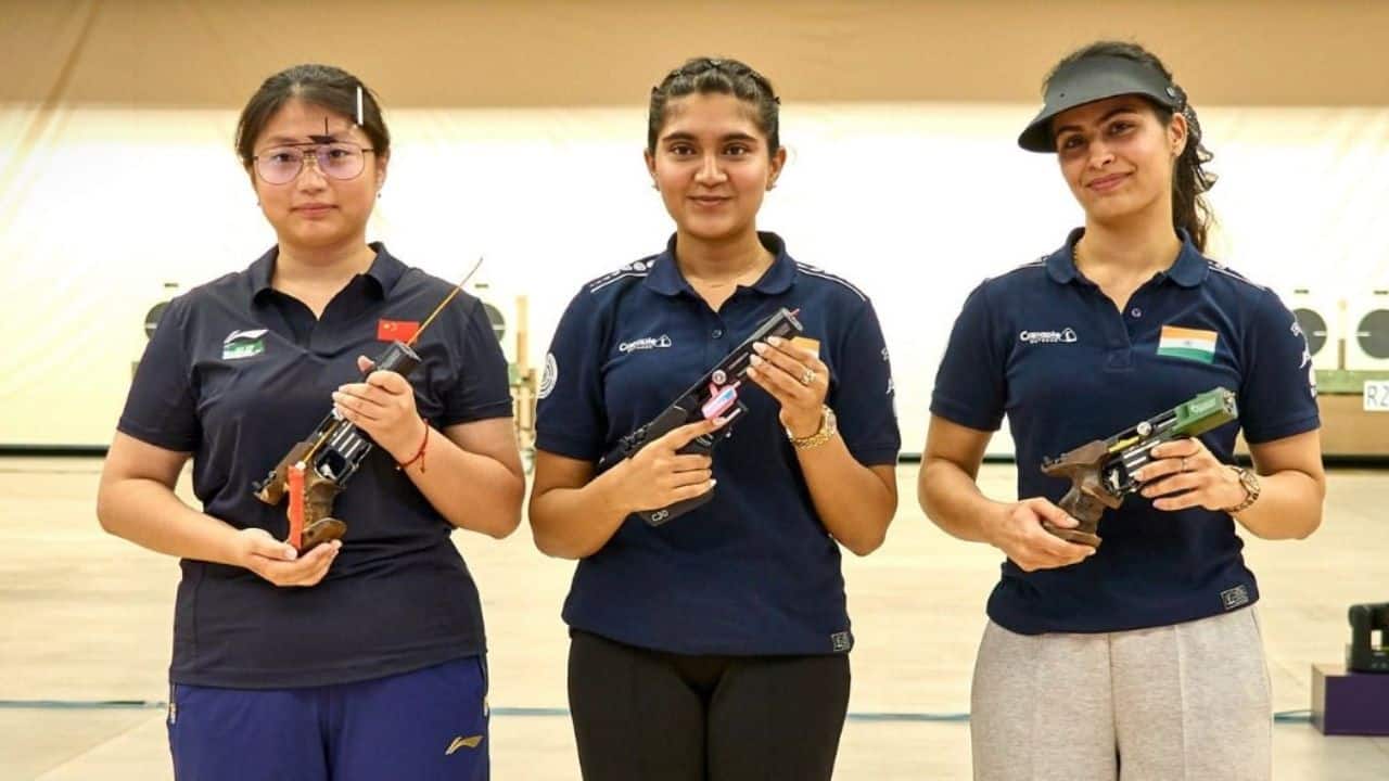ISSF World Cup Hangzhou: Esha Singh wins Gold, Manu Bhaker secures bronze in India’s double podium