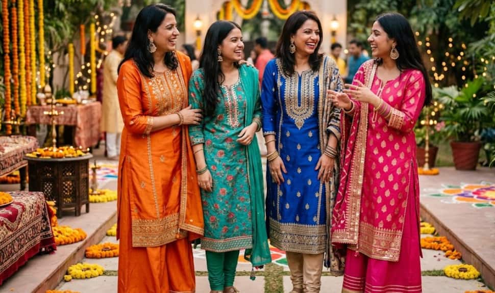 4 Women Festive Kurtas to Elevate Your Ethnic Wardrobe with Grace