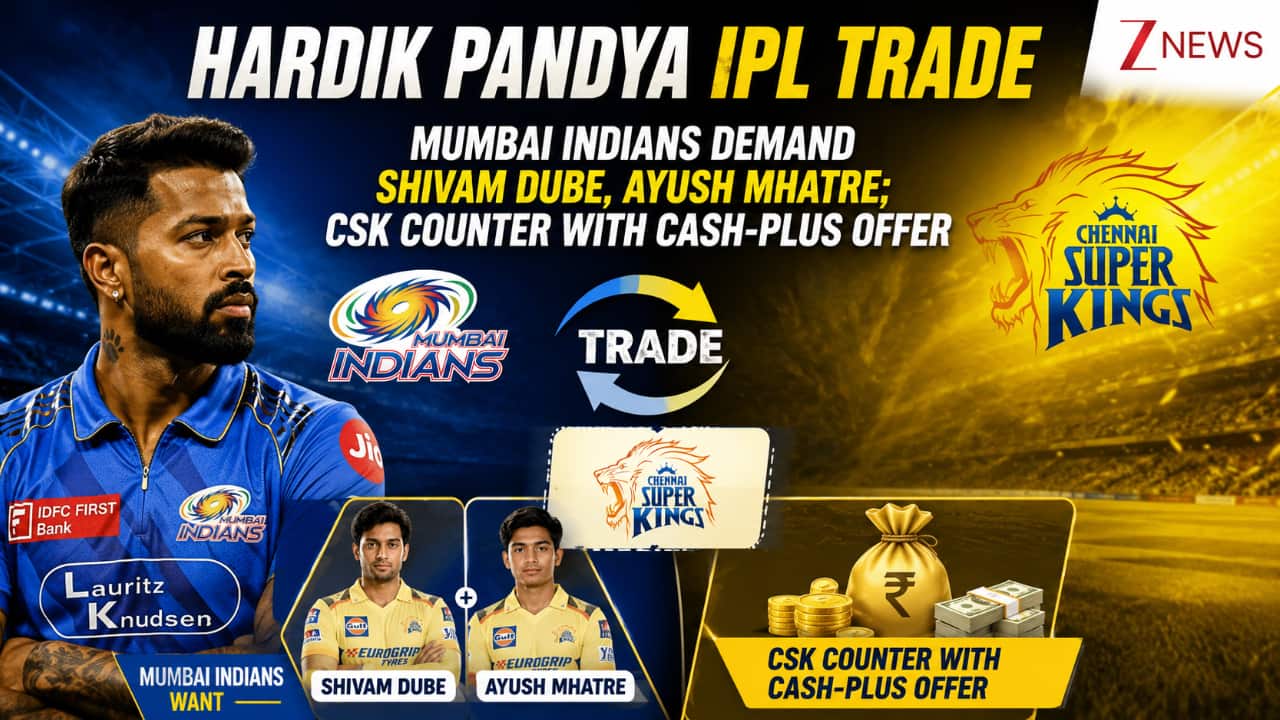 Hardik Pandya IPL trade: Mumbai Indians demand Shivam Dube, Ayush Mhatre; CSK counter with cash-plus offer