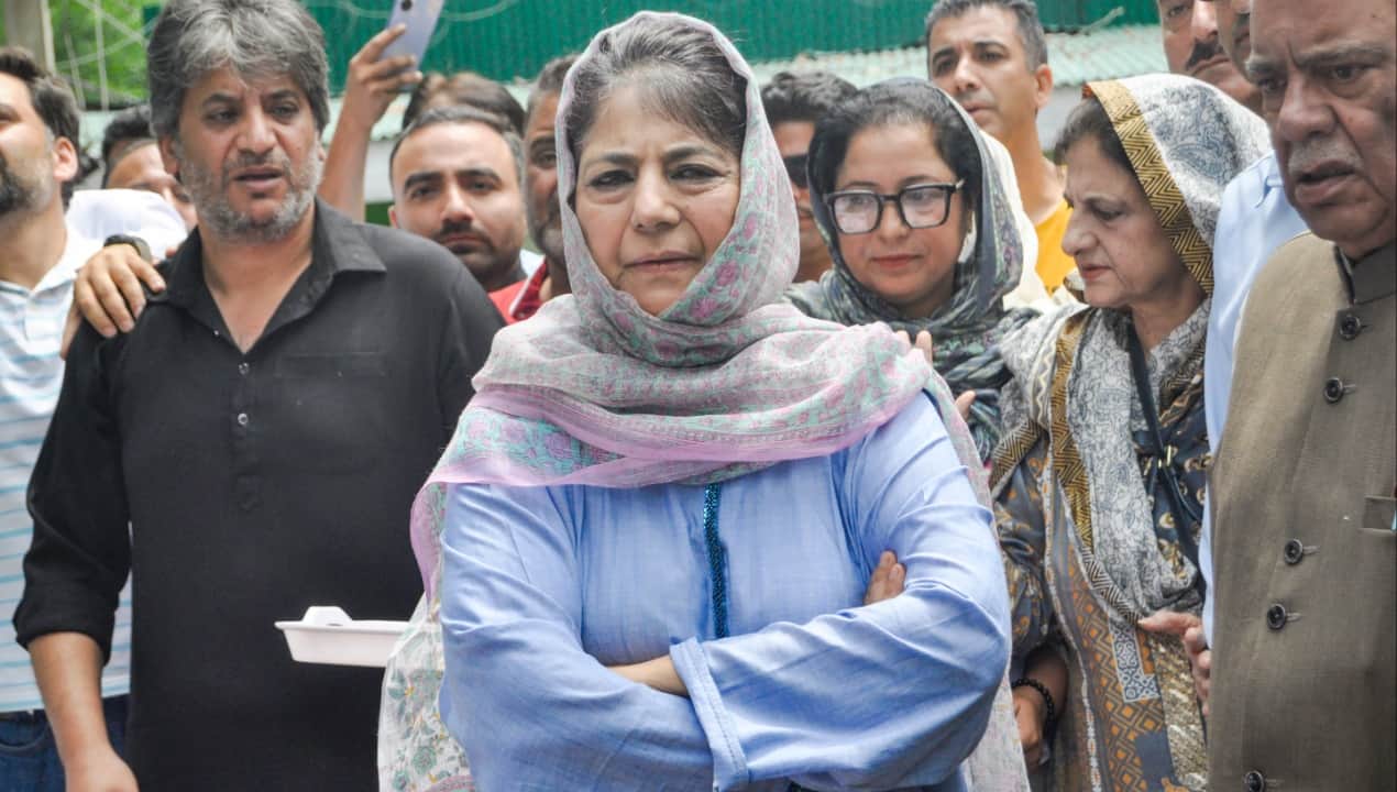 BJP attacks Mehbooba over August 5 protest call, says Article 370 agenda follows Pakistan`s line