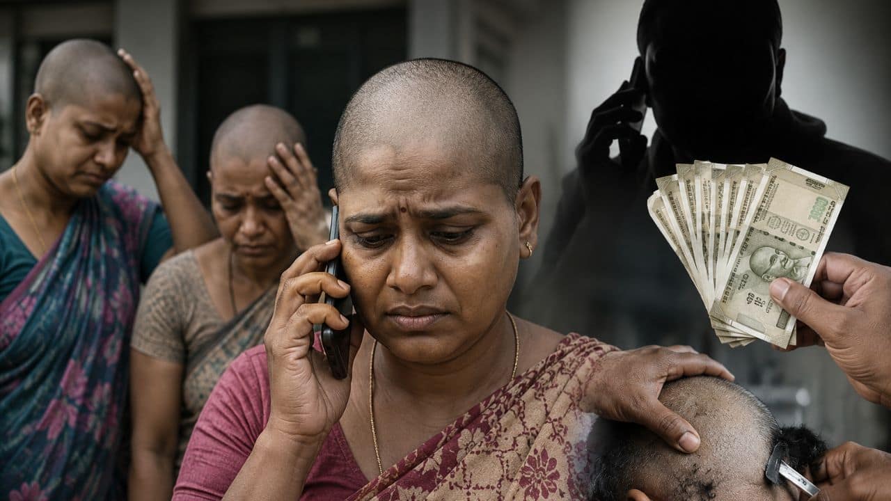 Shave head for Rs 15,000 incentive: How a phone call duped 3 women in Salem