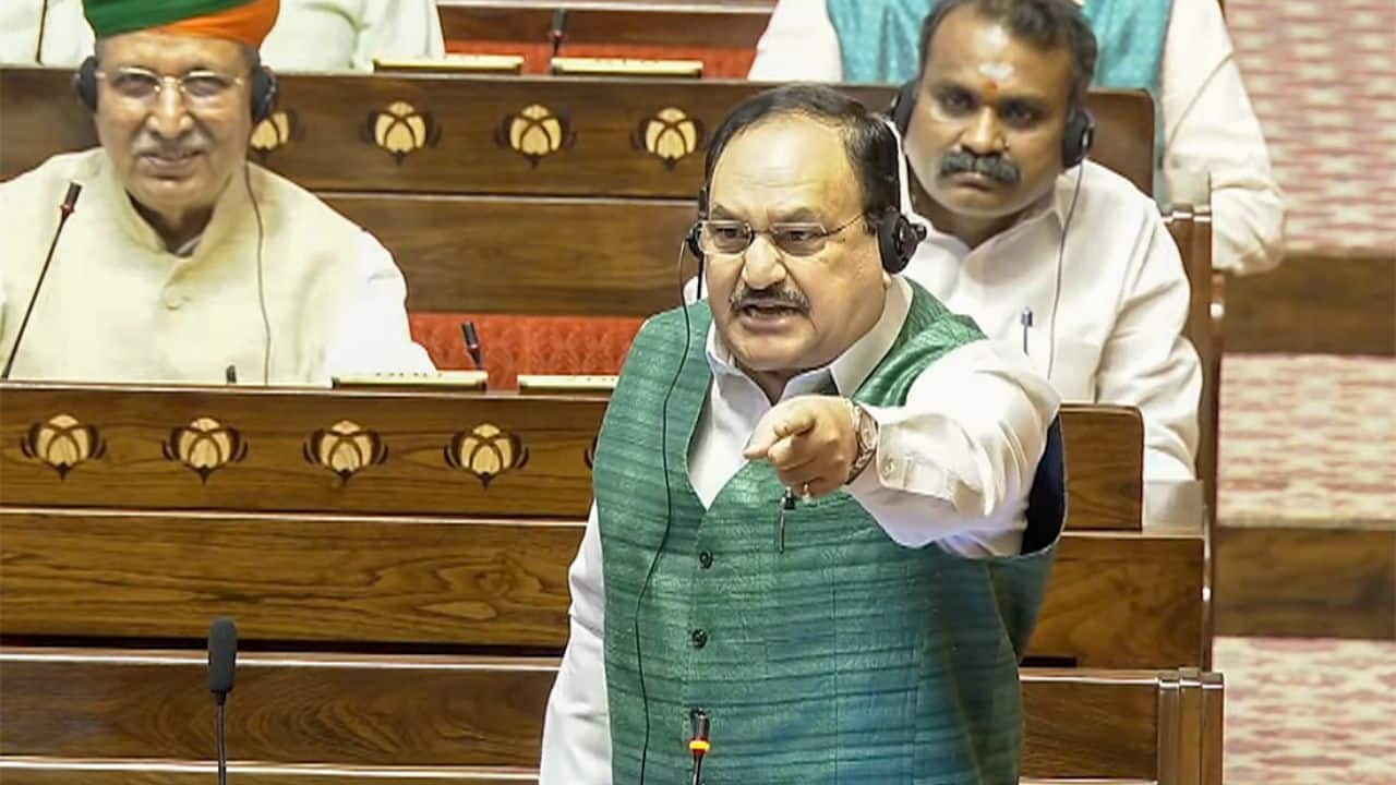 `Any student who wants to do activism should face police`: JP Nadda sparks uproar in Rajya Sabha