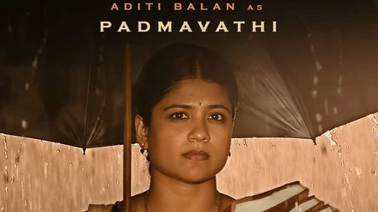 Aditi Balan's first look as Padmavathi in Madhavan-starrer 'GDN' revealed