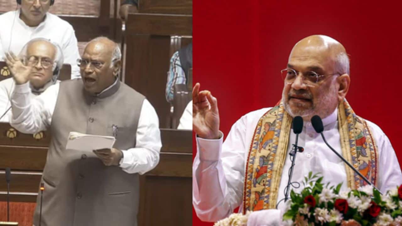 `Threatening violence`: BJP over Kharge`s statement on Amit Shah in Parliament