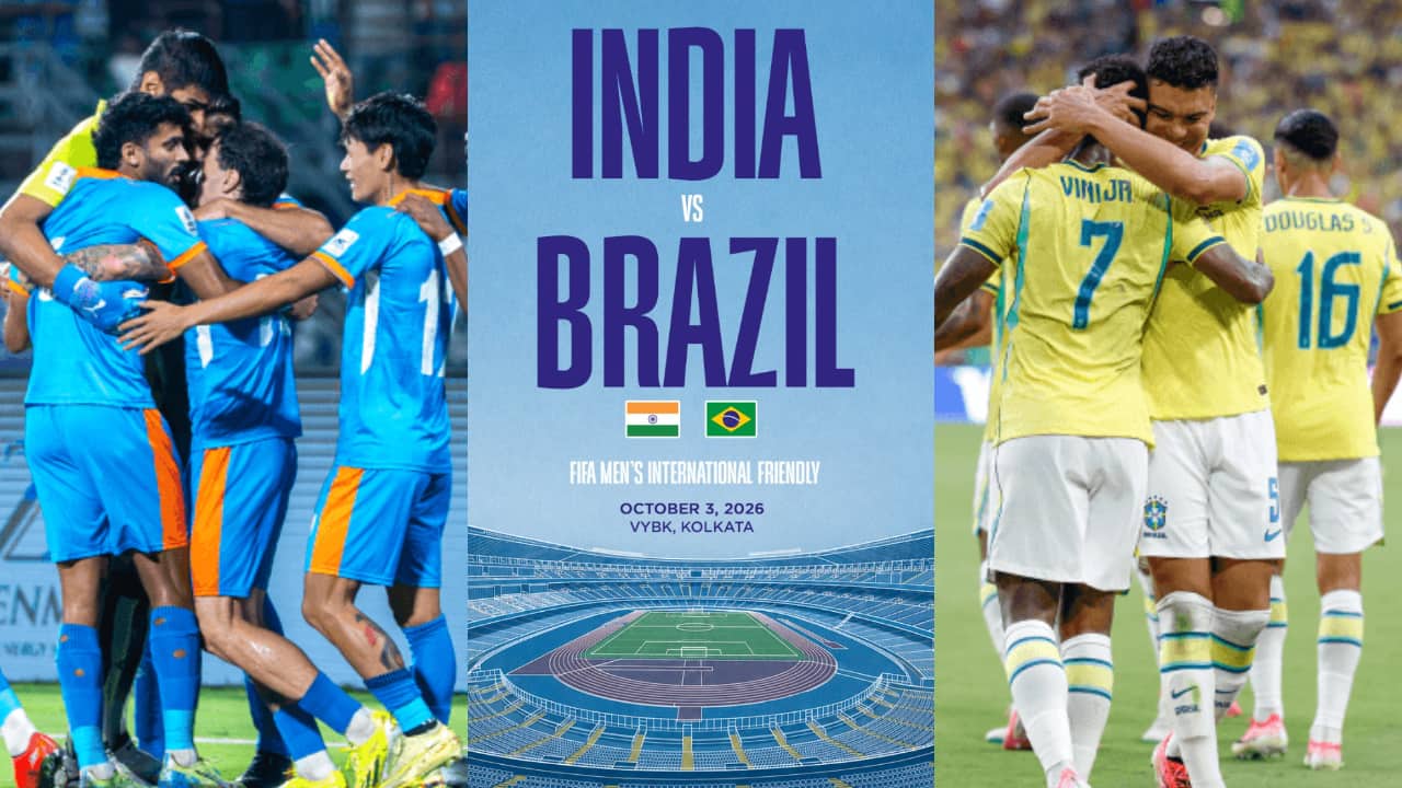 India to play Brazil in historic football friendly in Kolkata on October 3