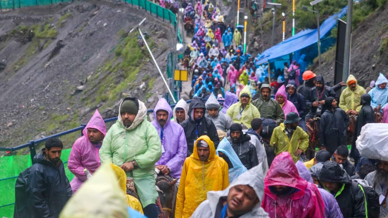 Amarnath cave alert: Heavy rains trigger sudden flash flood near holy cave; water recedes