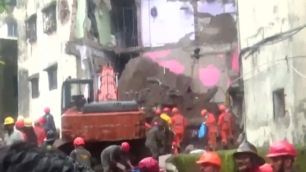 Tragedy in Thane: Six dead as four-storey building collapses in Bhiwandi, rescue operations underway
