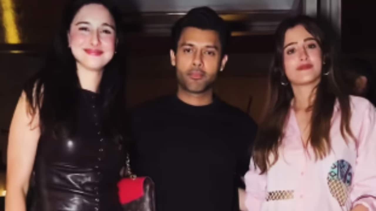 Sadia Khateeb turns heads in dinner outing with Nupur Sanon and Stebin Ben | WATCH