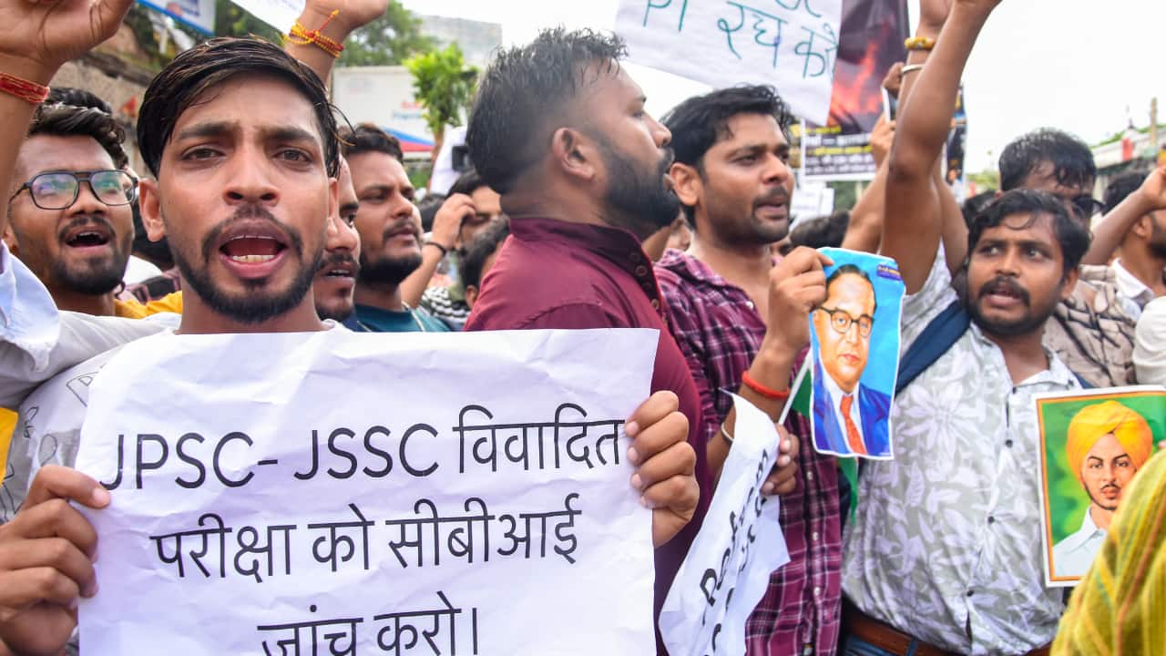 Jharkhand’s ‘Anonymous Gen Z movement’: 5,000 students protest JPSC exam irregularities in Ranchi
