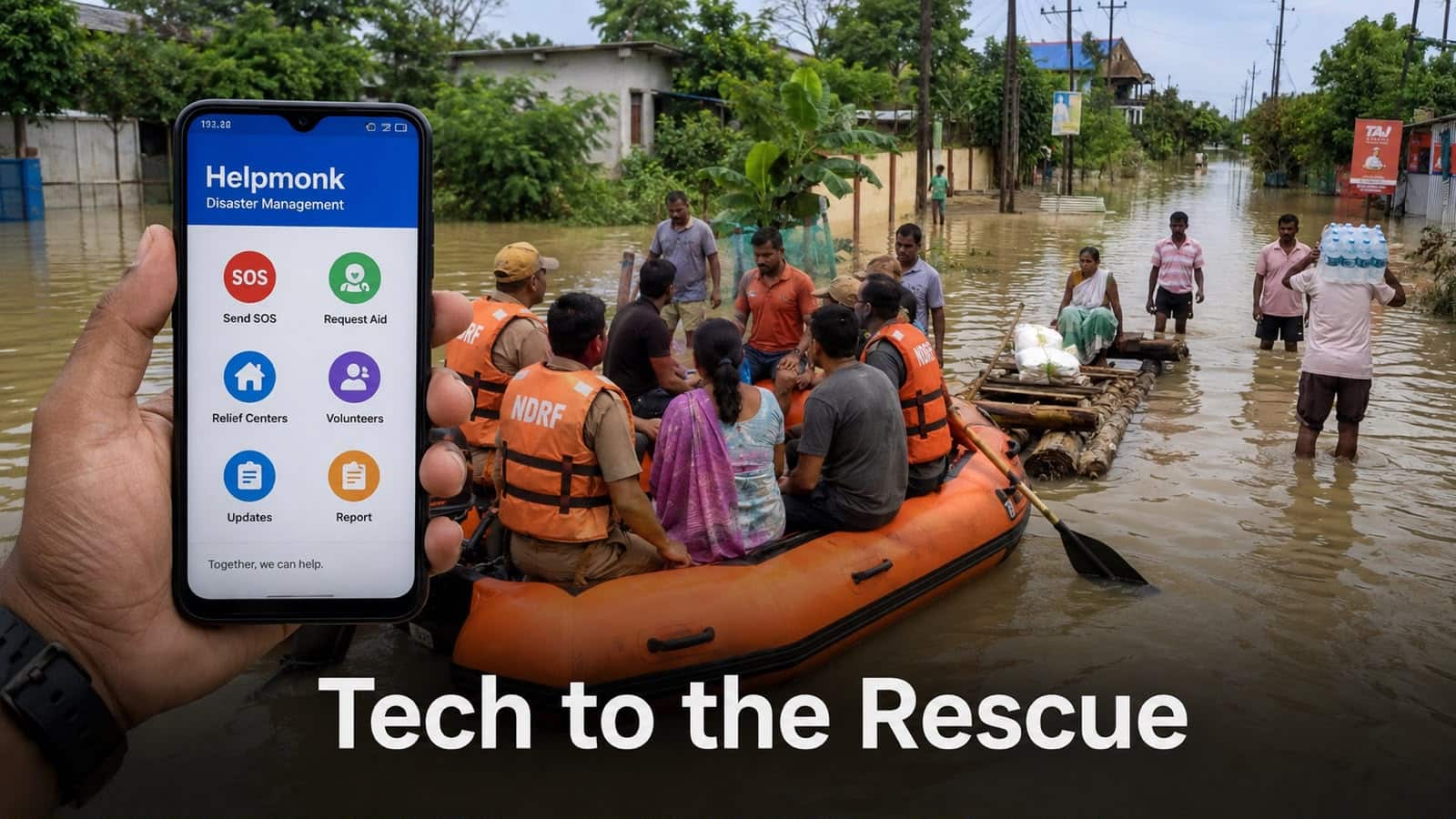 Assam floods: Digital platforms `Helpmonk` and `Banpani.org` connect victims with disaster relief