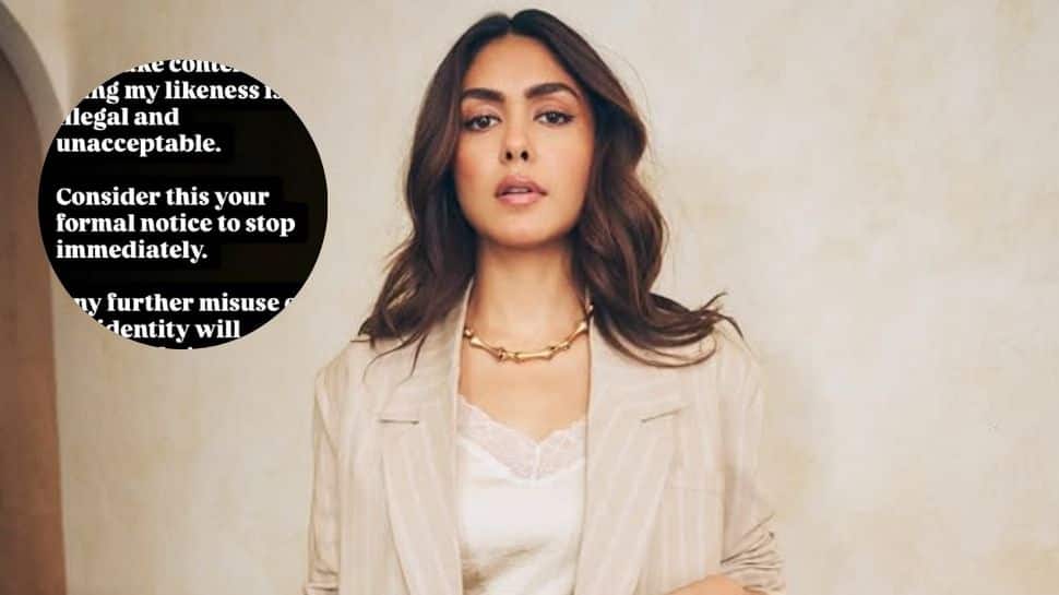 'Stop immediately': Mrunal Thakur issues legal warning over deepfake misuse of her identity