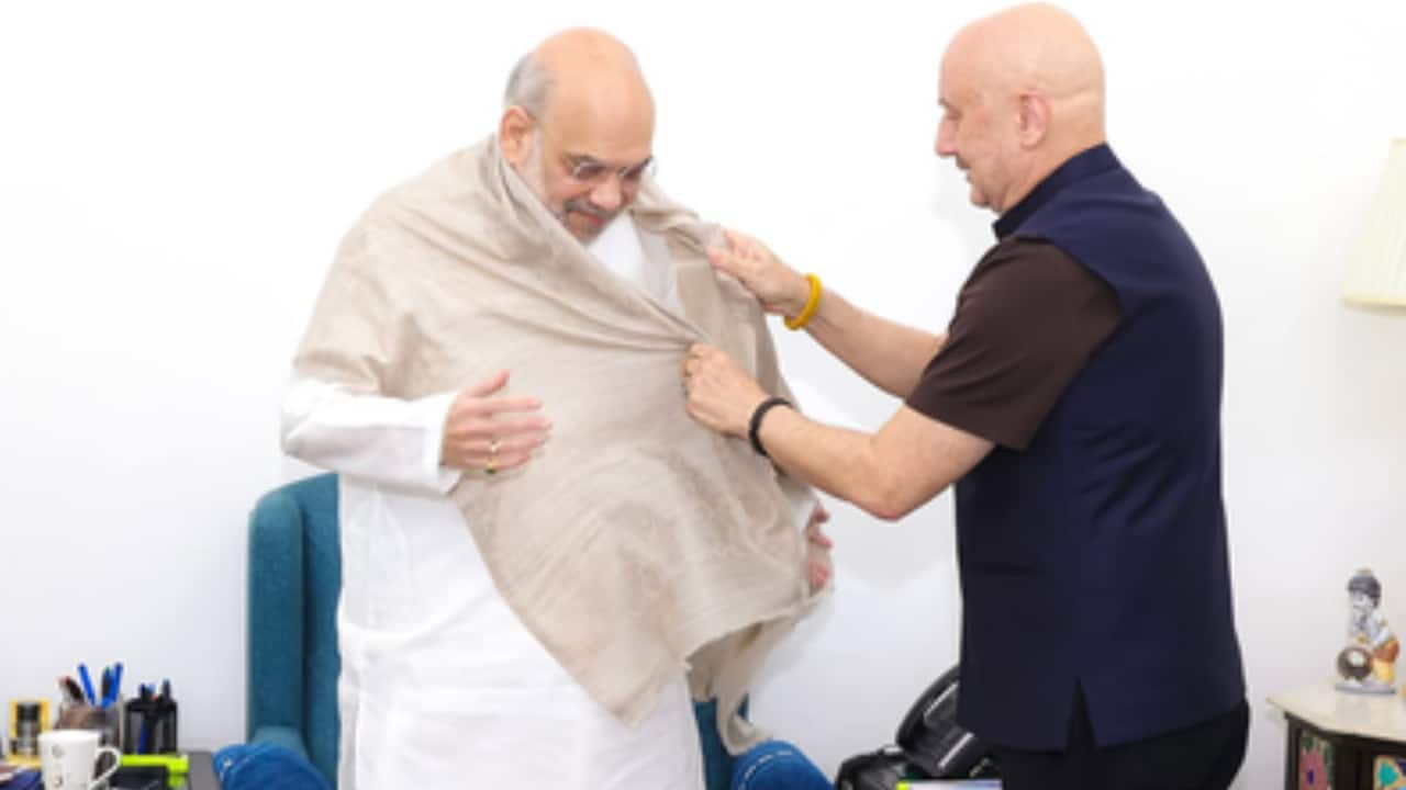 Anupam Kher meets Union Home Minister Amit Shah, calls their conversation 'deeply meaningful'