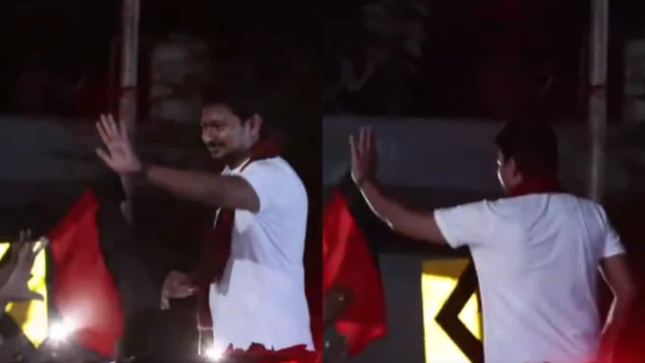 Tamil Nadu LoP Udhayanidhi Stalin released after questioning; Greets party workers in Thanjavur