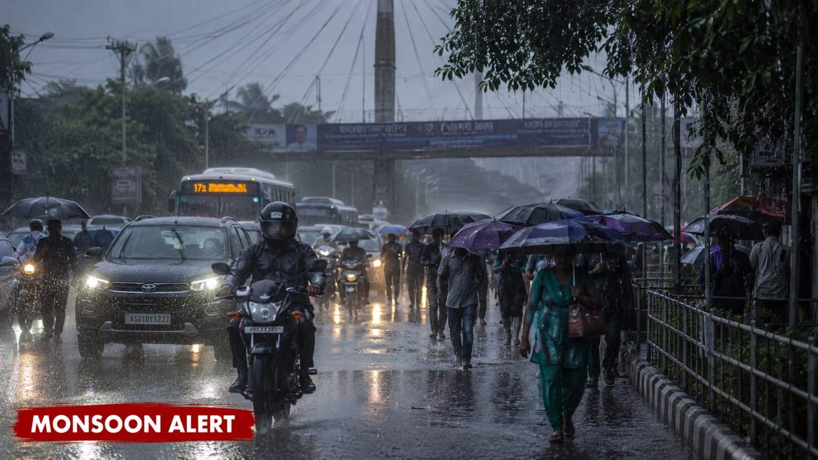 Monsoon mayhem: IMD issues heavy rain warning across north, south, and northeast India