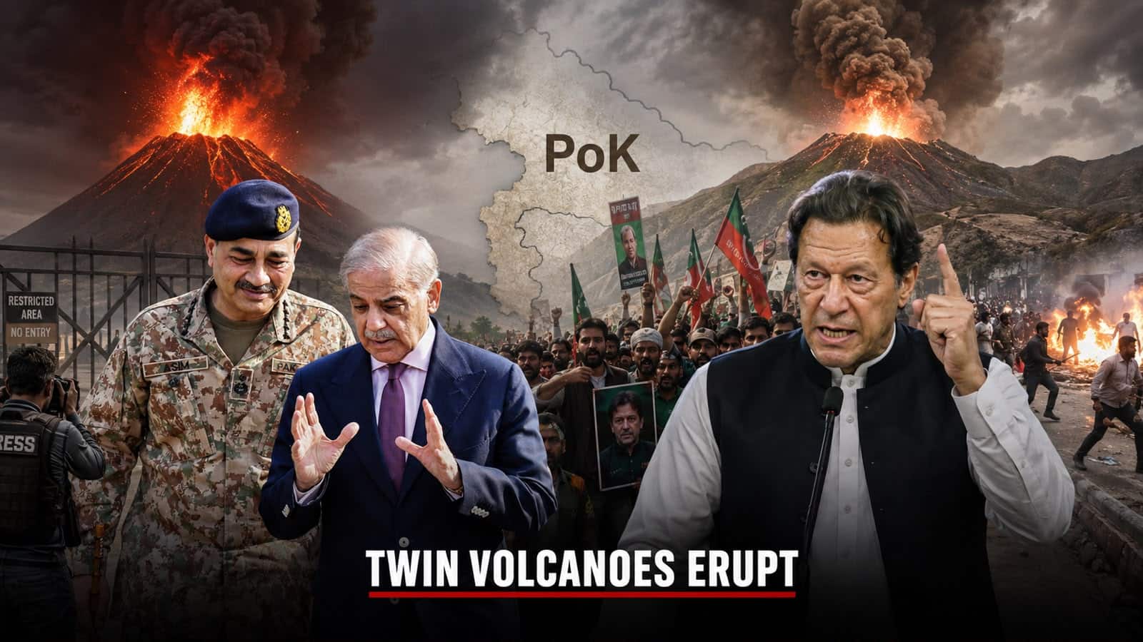 Imran's protests and PoK violence strain Pakistan