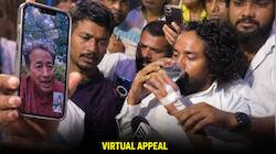 Jharkhand: Devendra Mahto drinks water after personal appeal by Sonam Wangchuk