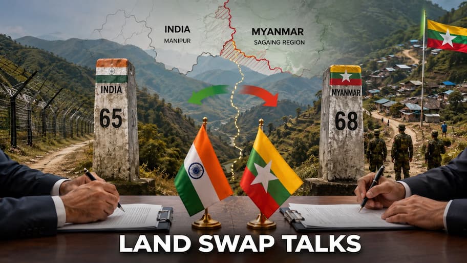 India to exchange territory with Myanmar? MEA addresses proposed land swap along Manipur border