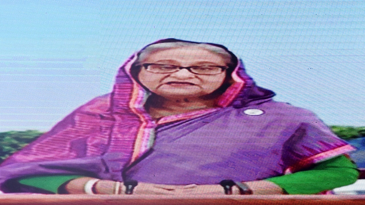 Hasina says 2024 protests were organised bid for regime change