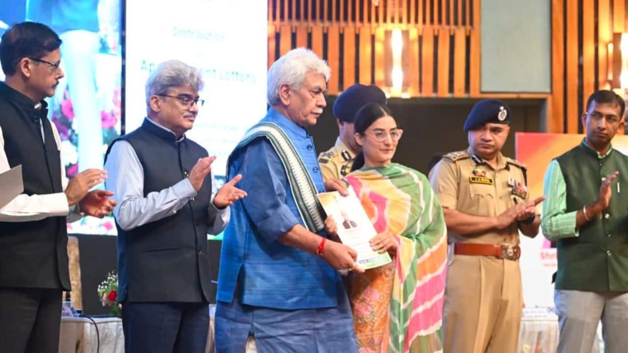 J&K LG Manoj Sinha hands appointment letters to terror victims` families