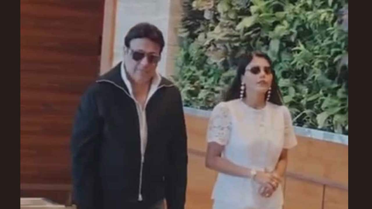 Govinda and actress Rani Swarnkar spotted together at Mumbai Airport