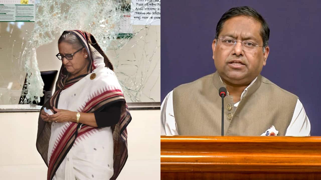 ‘No endorsement’: India clears stand on former Bangladesh PM Sheikh Hasina`s presser