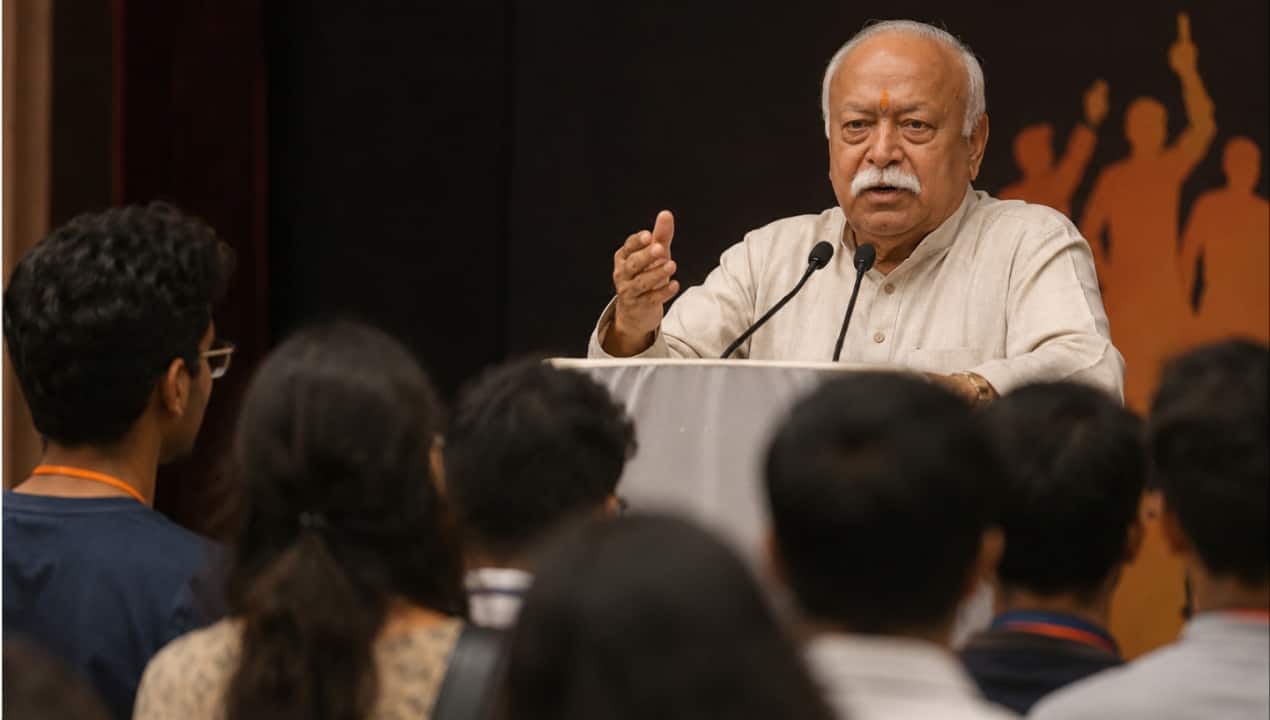 Analysis | Did RSS chief Mohan Bhagwat step in to mend the broken bridge between Gen Z and BJP?