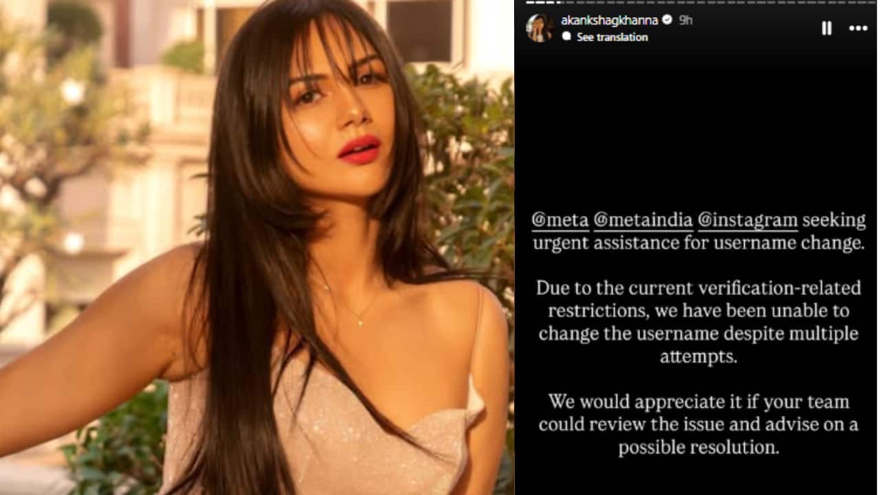 Amid divorce with Gaurav Khanna, Akanksha Chamola seeks Meta's help to change username
